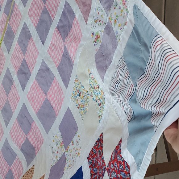 homemade Bedding Vintage Handmade Patchwork Quilt King Size Poshmark